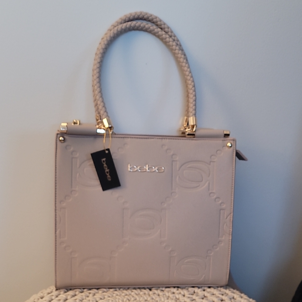 Bebe Tote in Color Camel